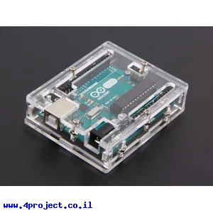 מארז אקרילי לכרטיסי Arduino UNO