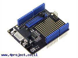 תמונה של מוצר מגן Arduino לתקשורת RS232