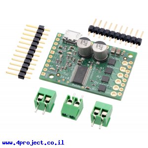 בקר מנוע צעד עם מגוון ממשקים Tic 36v4