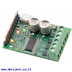 בקר מנוע צעד עם מגוון ממשקים Tic 36v4 - מורכב