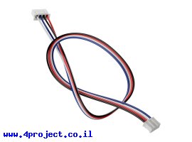 תמונה של מוצר כבל JST-XH 4-pin ל-JST-PH 4-pin - אורך 30 ס"מ