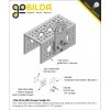 מתאם בין תבנית חורים של Actobotics ל-goBILDA דגם 16-4