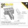 מתאם בין תבנית חורים של Actobotics ל-goBILDA דגם 16-4
