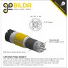 מתאם בין תבנית חורים של Actobotics ל-goBILDA דגם 16-1