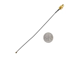 תמונה של מוצר מתאם מחבר U.FL/IPEX1 ל-RP-SMA - אורך 15 ס"מ