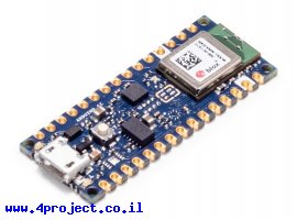 תמונה של מוצר כרטיס פיתוח Arduino Nano 33 BLE ללא מחברים