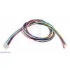 מחבר JST-SH 6-pin עם חוטים - 30 ס"מ (למקודדים)