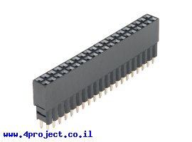 תמונה של מוצר מחבר שורה נקבה - 2x20 - עם ספייסר