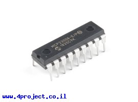 תמונה של מוצר שבב מרבב MCP23008 - הרחבה של 8 קווי I/O דרך I2C