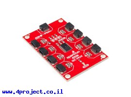תמונה של מוצר מרבב 8 ערוצי I2C - חיבורי Qwiic - גרסה קודמת