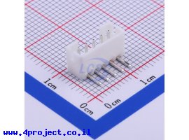 תמונה של מוצר מחבר JST-PH 5 Pin בזווית - PTH