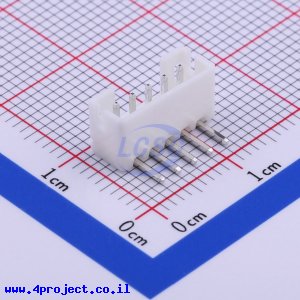 מחבר JST-PH 5 Pin בזווית - PTH