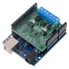 בקר מנוע DC ל-2 מנועים עד 2.6A - רכיב TB9051FTG - צורת מגן Arduino