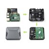 מארז לכרטיסי Raspberry PI 4 - אלומיניום Argon ONE V2