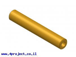 תמונה של מוצר צינור חלול מפליז 4.1/8 מ"מ - אורך 50 מ"מ