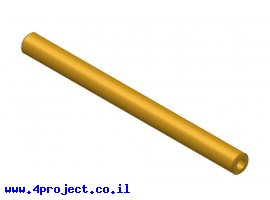 תמונה של מוצר צינור חלול מפליז 4.1/8 מ"מ - אורך 100 מ"מ