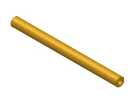 תמונה של מוצר צינור חלול מפליז 4.1/8 מ"מ - אורך 100 מ"מ