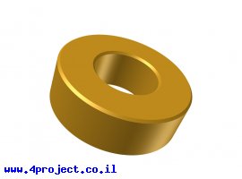 תמונה של מוצר ספייסר פליז 4.1/9 מ"מ - אורך 3 מ"מ