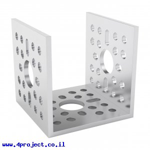 פרופיל אלומיניום goBILDA סדרה 1120 - אורך 48 מ"מ, חור אחד