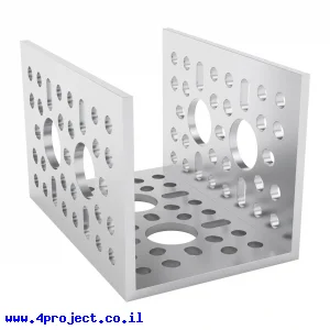 פרופיל אלומיניום goBILDA סדרה 1120 - אורך 72 מ"מ, 2 חורים