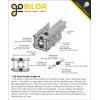 פרופיל אלומיניום goBILDA סדרה 1120 - אורך 120 מ"מ, 4 חורים