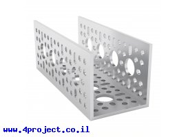 תמונה של מוצר פרופיל אלומיניום goBILDA סדרה 1120 - אורך 120 מ"מ, 4 חורים