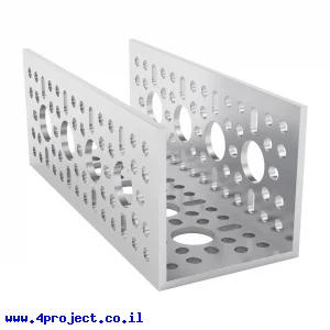 פרופיל אלומיניום goBILDA סדרה 1120 - אורך 120 מ"מ, 4 חורים