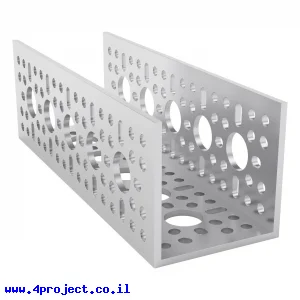 פרופיל אלומיניום goBILDA סדרה 1120 - אורך 144 מ"מ, 5 חורים