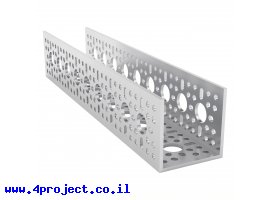 תמונה של מוצר פרופיל אלומיניום goBILDA סדרה 1120 - אורך 240 מ"מ, 9 חורים