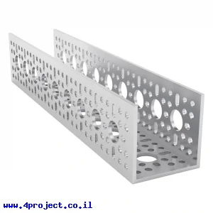 פרופיל אלומיניום goBILDA סדרה 1120 - אורך 240 מ"מ, 9 חורים