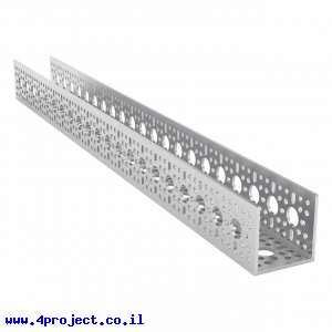 פרופיל אלומיניום goBILDA סדרה 1120 - אורך 528 מ"מ, 21 חורים
