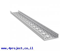 תמונה של מוצר פרופיל אלומיניום goBILDA נמוך סדרה 1121 - אורך 384 מ"מ, 15 חורים