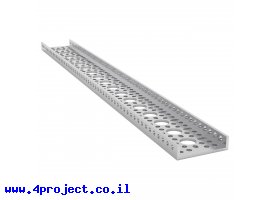 תמונה של מוצר פרופיל אלומיניום goBILDA נמוך סדרה 1121 - אורך 432 מ"מ, 17 חורים