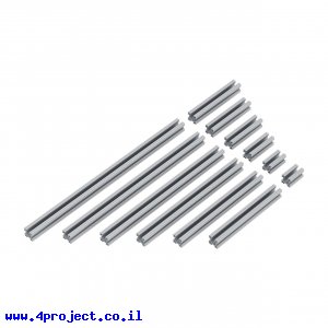 פרופיל אלומיניום goRAIL פתוח סדרה 1118 - ערכה של 12 גדלים