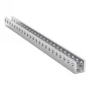 פרופיל אלומיניום U קטן goBILDA סדרה 1101 - אורך 184 מ"מ, 23 חורים