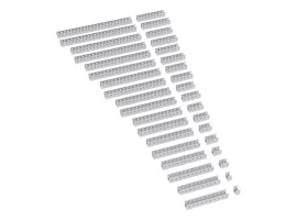 תמונה של מוצר פרופיל אלומיניום U קטן goBILDA סדרה 1101 - ערכה של 18 גדלים