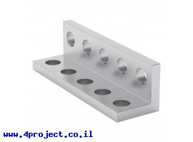 תמונה של מוצר פרופיל אלומיניום L קטן goBILDA סדרה 1103 - אורך 40 מ"מ, 5 חורים - 2 יחידות