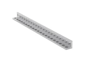 תמונה של מוצר פרופיל אלומיניום L קטן goBILDA סדרה 1103 - אורך 168 מ"מ, 21 חורים - 2 יחידות