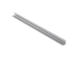 תמונה של מוצר פרופיל אלומיניום L קטן goBILDA סדרה 1103 - אורך 280 מ"מ, 35 חורים - 2 יחידות