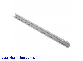 תמונה של מוצר פרופיל אלומיניום L קטן goBILDA סדרה 1103 - אורך 328 מ"מ, 41 חורים - 2 יחידות