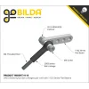 פס מחורר שטוח מאלומיניום goBILDA סדרה 1102 - אורך 64 מ"מ, 8 חורים - 2 יחידות