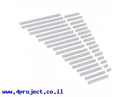 תמונה של מוצר פס מחורר מרובע מאלומיניום goBILDA סדרה 1106 - ערכה של 17 גדלים