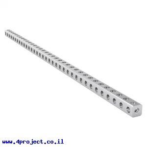 פס מחורר מעוגל מאלומיניום goBILDA סדרה 1119 - אורך 280 מ"מ, 35 חורים