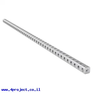 פס מחורר מעוגל מאלומיניום goBILDA סדרה 1119 - אורך 328 מ"מ, 41 חורים
