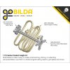 פס מחורר מעוגל מאלומיניום goBILDA סדרה 1119 - ערכה של 17 גדלים