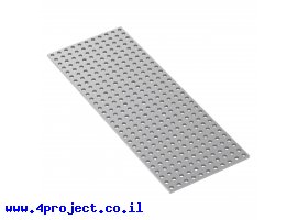 תמונה של מוצר לוח מחורר 8x8, מידות 88x232 מ"מ, 11x29 חורים, אלומיניום