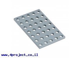 תמונה של מוצר לוח מחורר 8x8, מידות 40x56 מ"מ, 5x7 חורים, פלדה - 2 יחידות