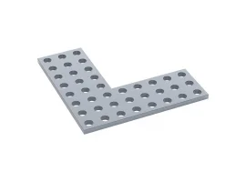 תמונה של מוצר לוח מחורר 8x8, צורת L דגם 1-2, פלדה - 2 יחידות