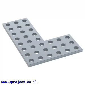 לוח מחורר 8x8, צורת L דגם 1-1, פלדה - 2 יחידות