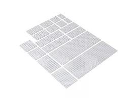 תמונה של מוצר לוח מחורר 8x8 מאלומיניום goBILDA סדרה 1116 - ערכה של 9 גדלים